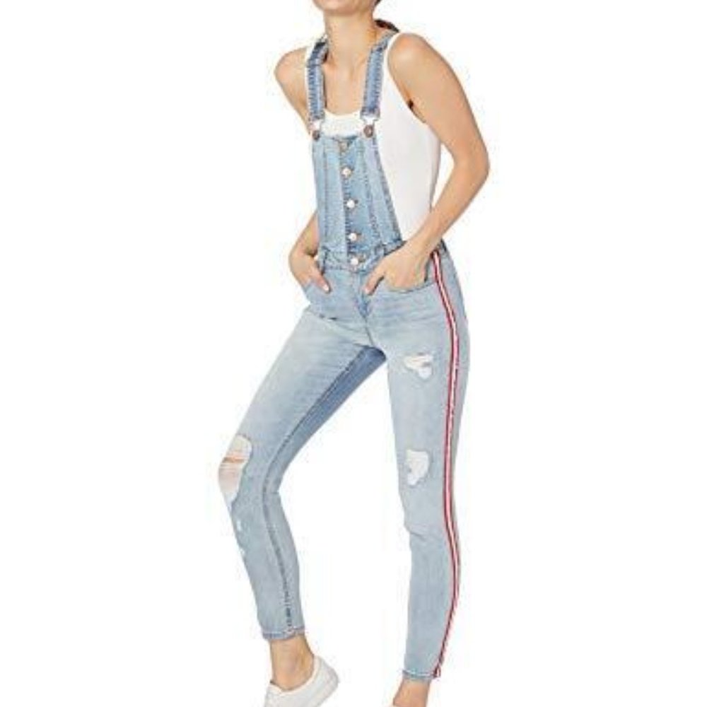 Dollhouse Women's Starship Denim Overall Size 5 Womens/Juniors